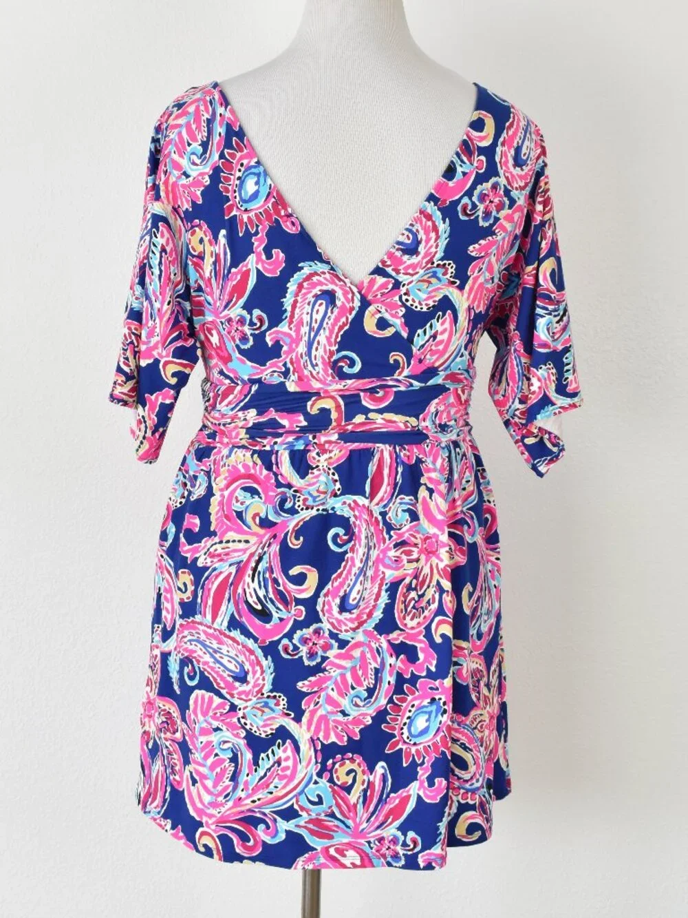 Lilly Pulitzer Parigi Boat Neck Romper Flitting About - M - Picture 7 of 10